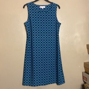 Jude Connally green and White A-Line Midi Dress